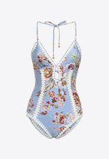Awaken Crochet-Trimmed One-Piece Swimwear