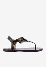 Joonya Low Leather Sandals