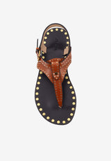 Buckled Leather Sandals