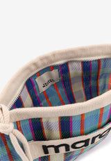 Powden Striped Clutch