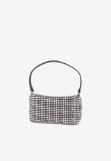 Alexander Wang Medium Heiress Crystal-Mesh Pouch 2019P0813JWHITE