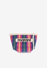 Powden Striped Clutch