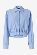 Logo-Embroidered Buttoned Shirt