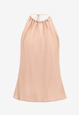 Silk Halterneck Top