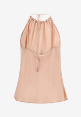 Silk Halterneck Top
