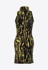 AMBUSH Jacquard Mini Dress Black BWHI017F22KNI0016500_40205