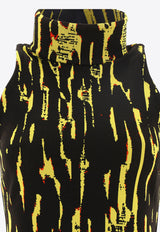 AMBUSH Jacquard Mini Dress Black BWHI017F22KNI0016500_40205