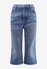 Washed Straight-Leg Jeans