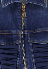 Washed Denim Jumpsuit