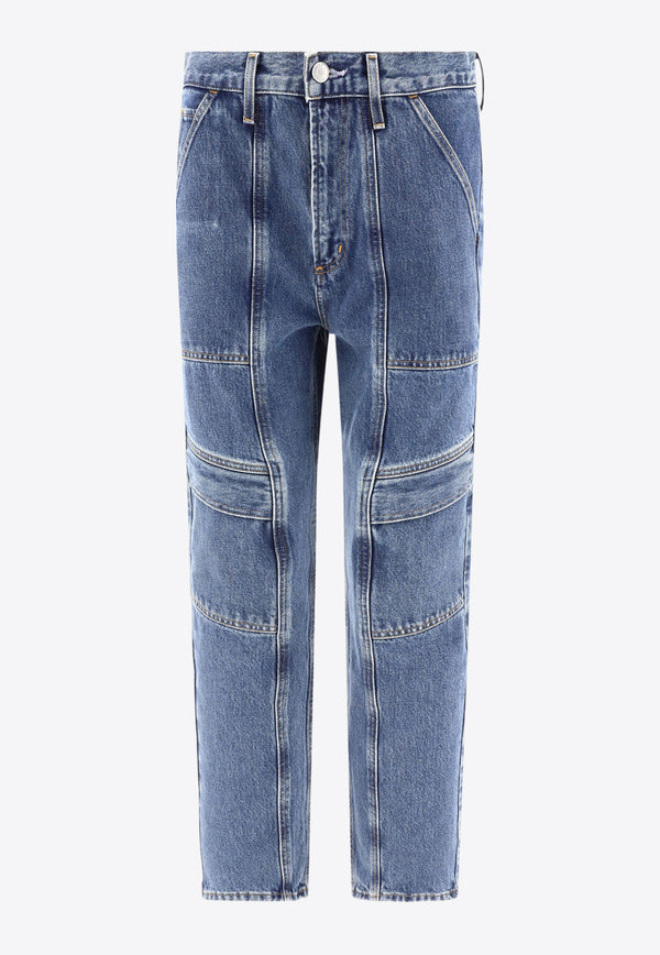 Agolde Cooper Faded Cargo Jeans  Blue A9120-1141RGTIO_53957