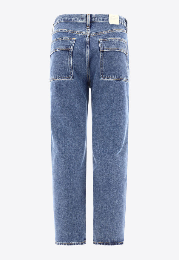 Agolde Cooper Faded Cargo Jeans  Blue A9120-1141RGTIO_53957