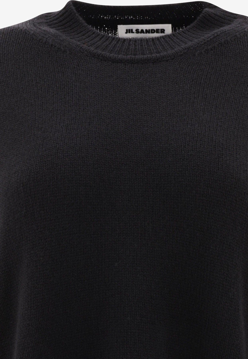 Jil Sander Superfine Cashmere Sweater  Black J02GP0013J13206001_54268