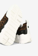 Pierre Hardy Street Life Low-Top Sneakers  Brown RS01ZCALF-PRINTED SUEDE KIDLEOPARD-BLACK_59514