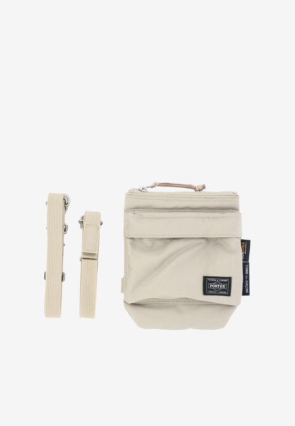 Comme Des Garçons Homme Plus X Porter Logo Patch Crossbody Bag Cream HL-K202-W233 BEIGE_61313