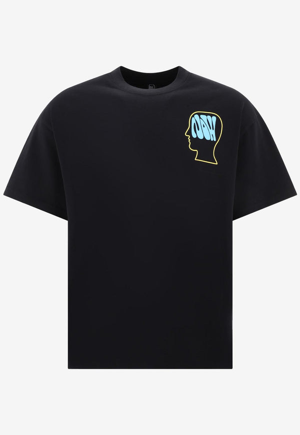 Brain Dead The Now Movement Printed T-shirt Black F23T00003564BLK_61249