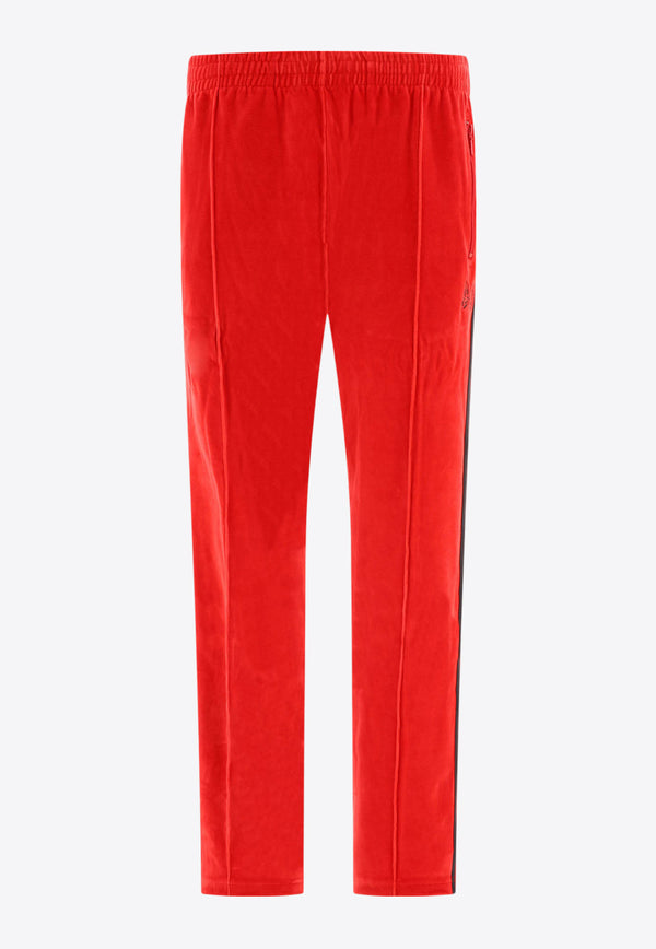 Needles Pleated Track Pants Red NS253A-RED_62221