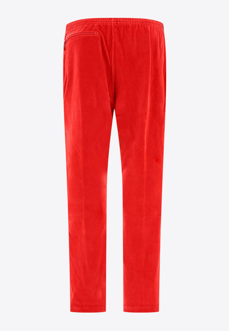 Needles Pleated Track Pants Red NS253A-RED_62221