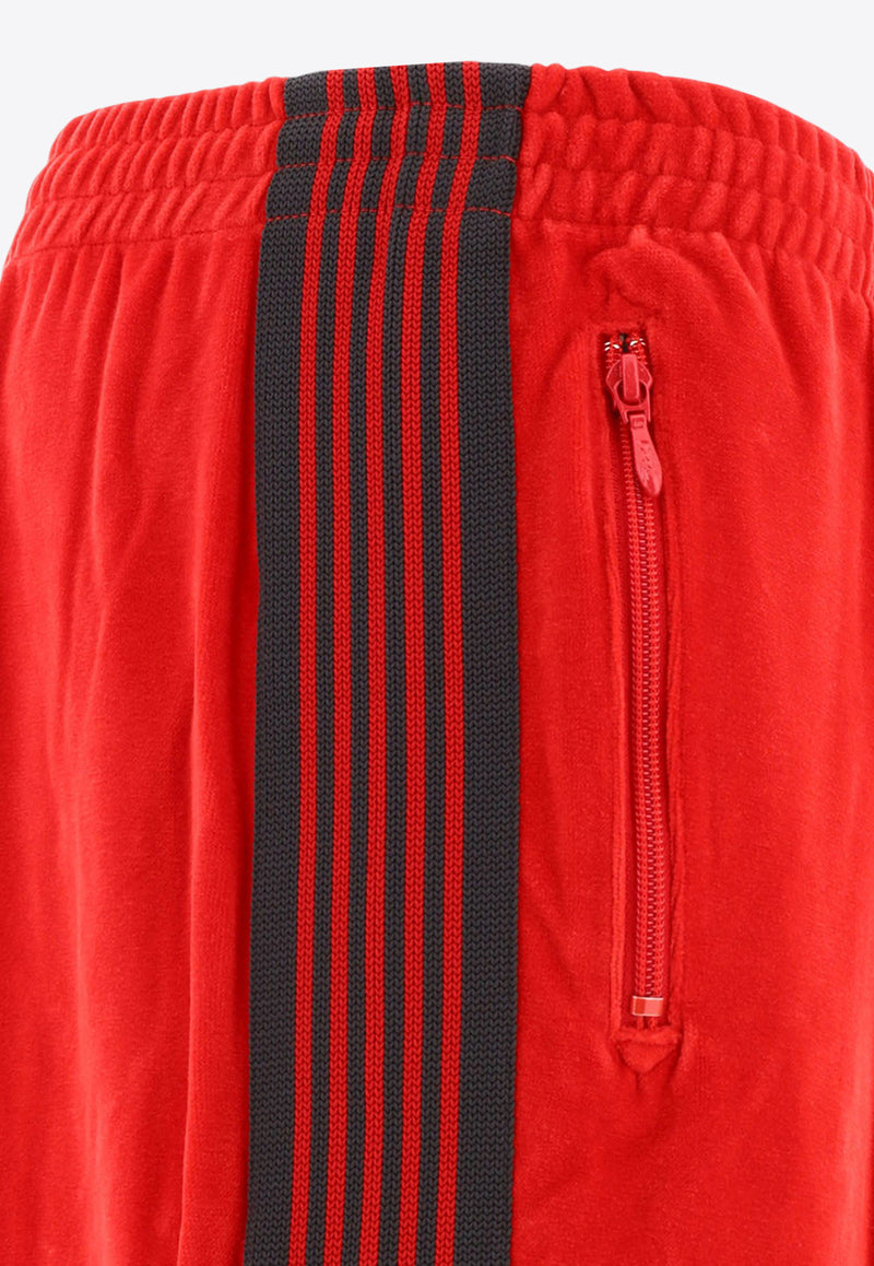 Needles Pleated Track Pants Red NS253A-RED_62221