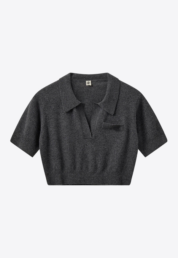 The Garment The Piemonte Cropped Shirt 20234GREY