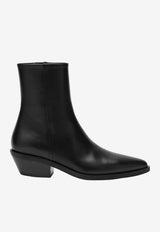 A.EMERY The Hudson Leather Ankle Boots  Black 2023509LE/R_AEME-BLK