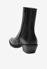 A.EMERY The Hudson Leather Ankle Boots  Black 2023509LE/R_AEME-BLK