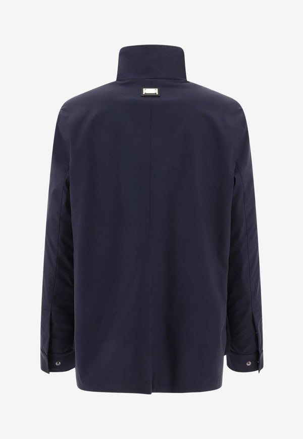 Dolce & Gabbana Technical Safari Field Jacket  Blue G9WN5TFUS0DB0665_62711