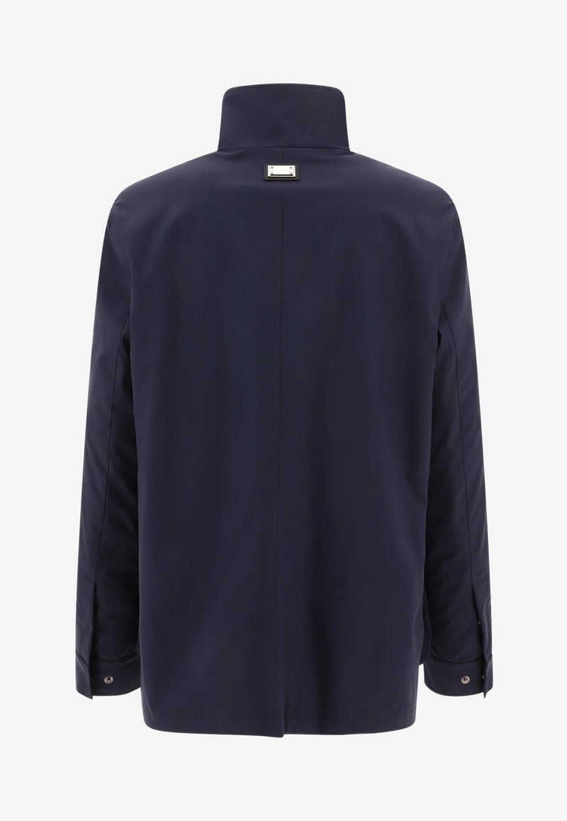 Dolce & Gabbana Technical Safari Field Jacket  Blue G9WN5TFUS0DB0665_62711