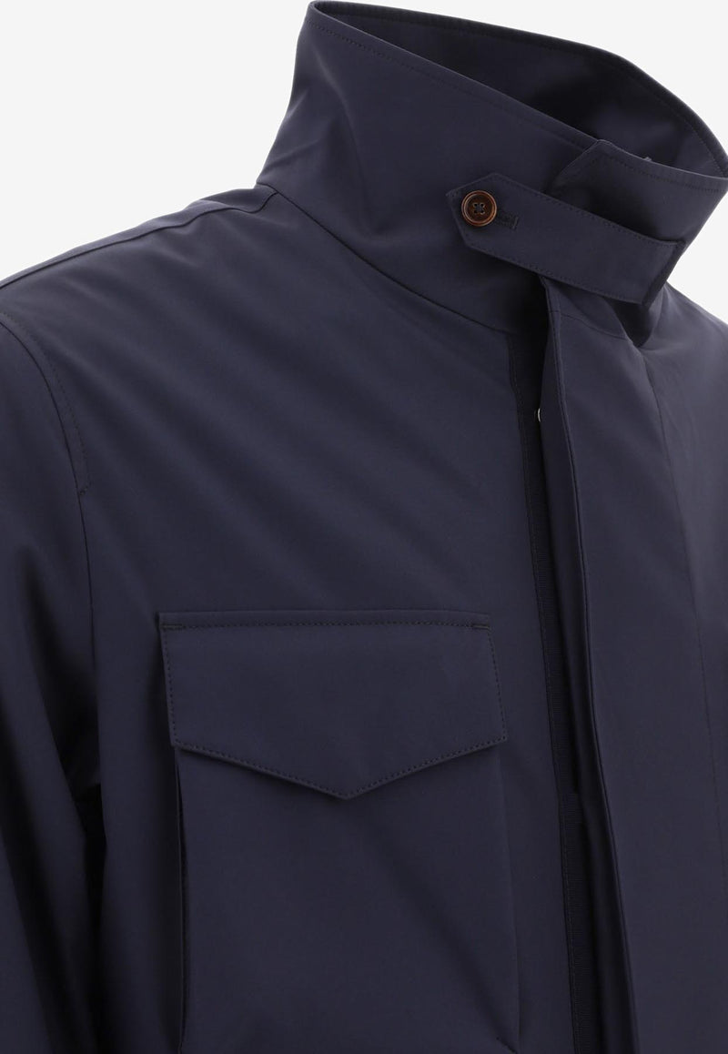 Dolce & Gabbana Technical Safari Field Jacket  Blue G9WN5TFUS0DB0665_62711