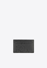 Alexander McQueen Graffiti Leather Wallet 7362301AAQ41000_63614 Black