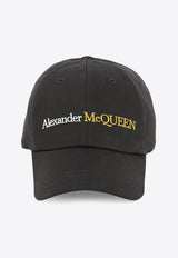 Alexander McQueen Logo Baseball Cap 7820624105Q1080_63941 Black