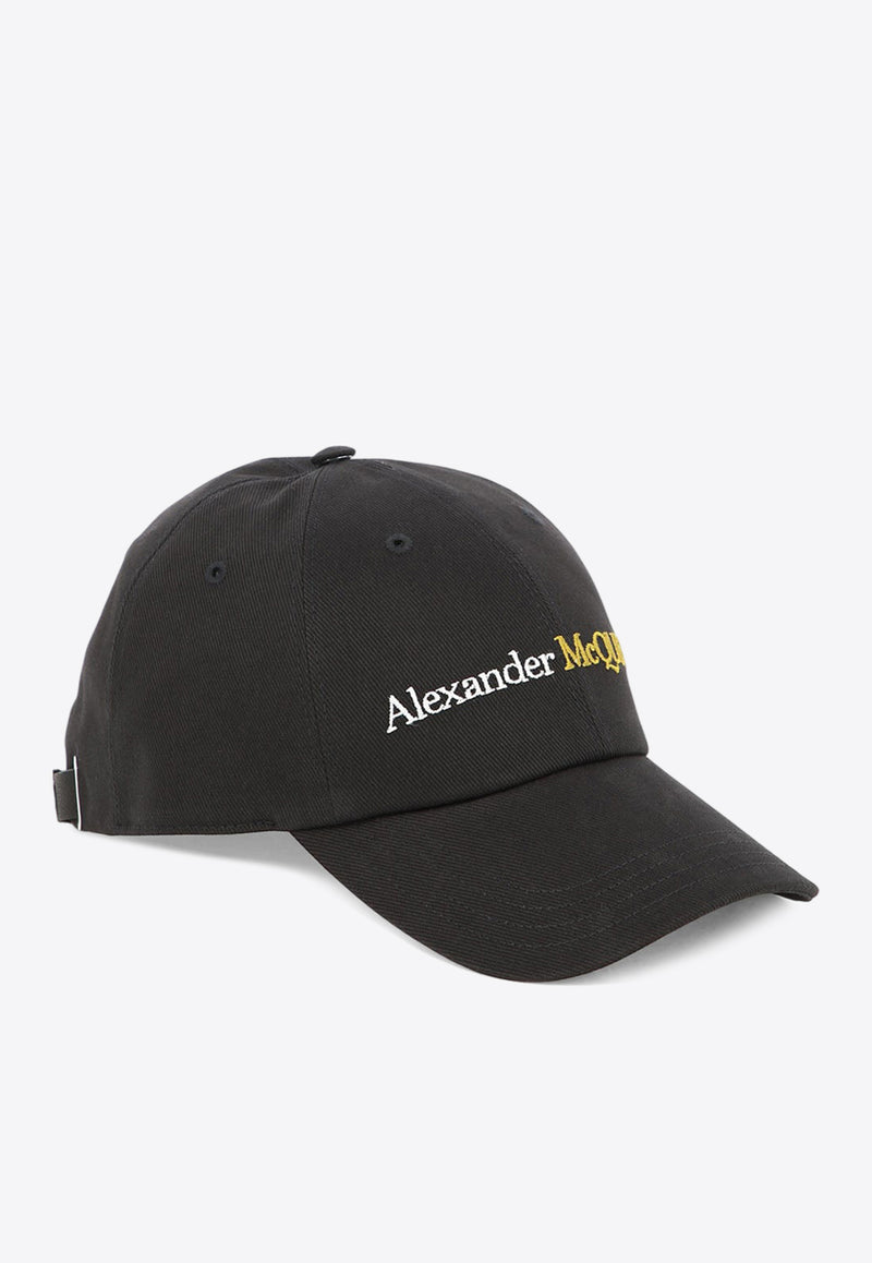 Alexander McQueen Logo Baseball Cap 7820624105Q1080_63941 Black