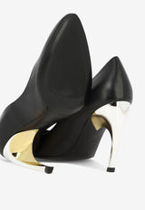 Alexander McQueen Armadillo 95 Leather Pumps Black 780683WIEX21399_64528