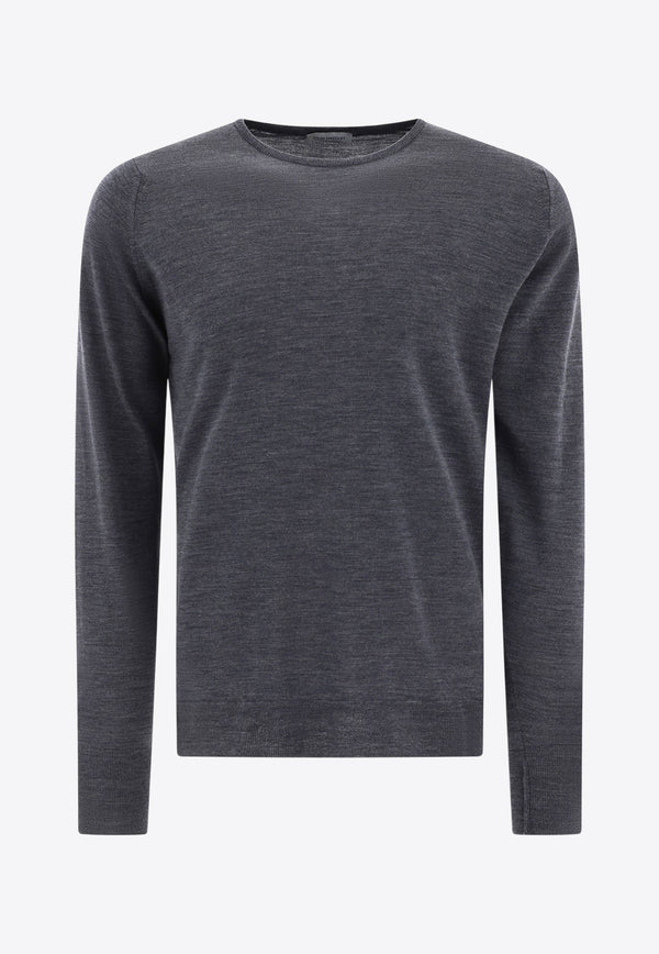 John Smedley Marcus Crewneck Sweater Gray MARCUSCHARCOAL_66236