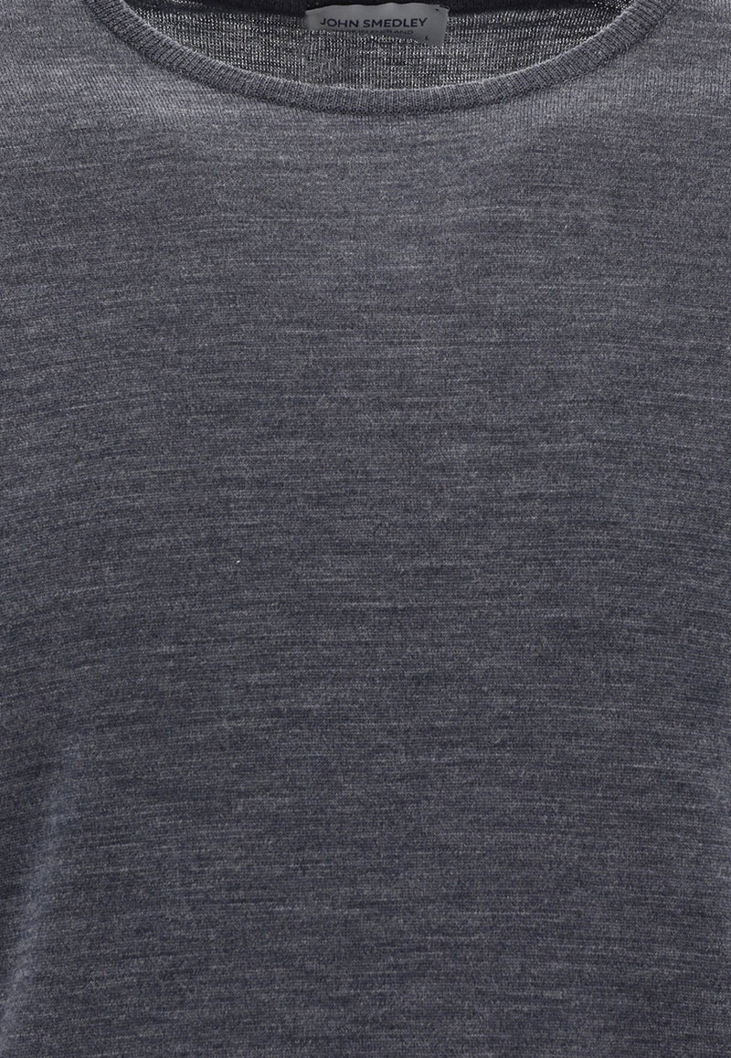 John Smedley Marcus Crewneck Sweater Gray MARCUSCHARCOAL_66236