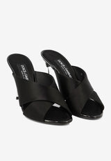 Dolce & Gabbana Keira 85 Satin Mules Black CR1738AV7998B956_66929