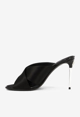 Dolce & Gabbana Keira 85 Satin Mules Black CR1738AV7998B956_66929