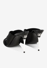Dolce & Gabbana Keira 85 Satin Mules Black CR1738AV7998B956_66929