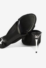 Dolce & Gabbana Keira 85 Satin Mules Black CR1738AV7998B956_66929