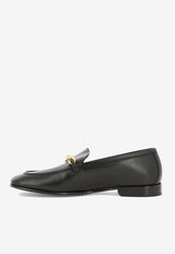 Jimmy Choo Diamond Tilda Leather Loafers  Black DIAMOND TILDA LOAFERCLFBLACK_67421