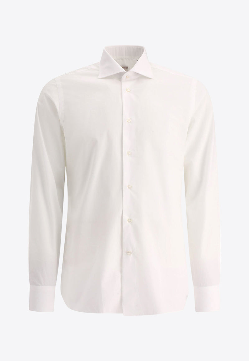 Borriello Napoli Marechiaro Classic Buttoned Shirt White 14011BIANCO_67855