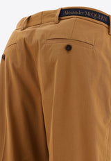 Alexander McQueen Tailored Straight Pants 794744QSAA72028_67767 Brown
