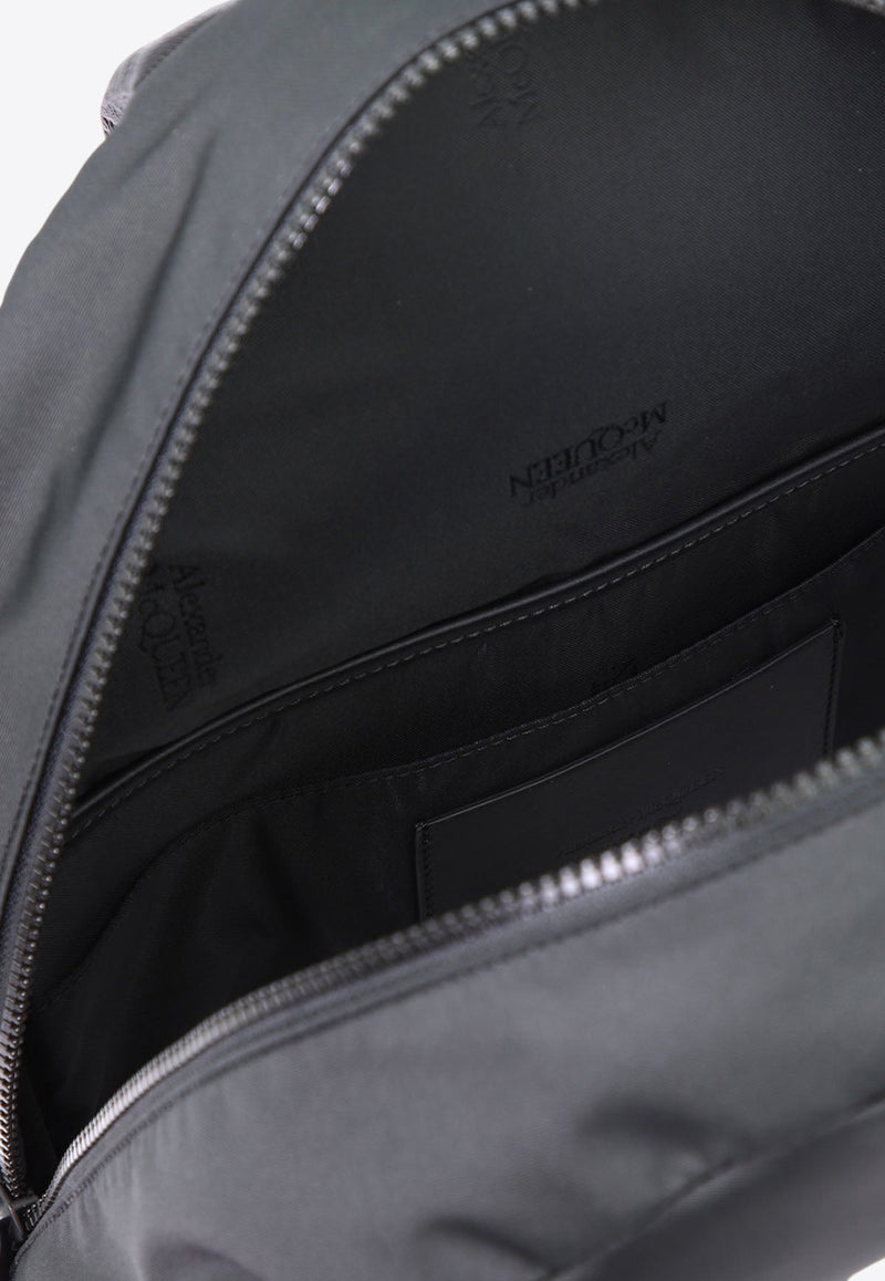 Alexander McQueen Logo Metropolitan Backpack 6464571AABW1073_67437 Black