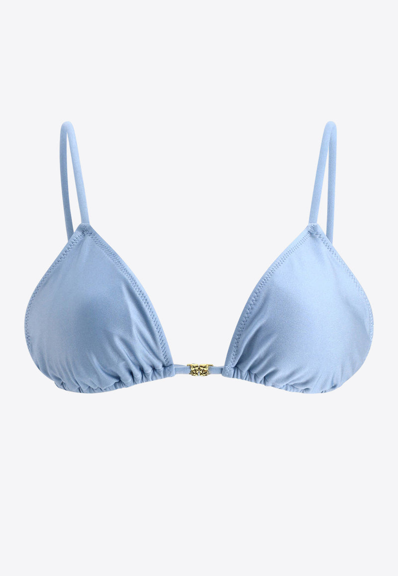 GANNI String Bikini Top A6048561_68507 Blue