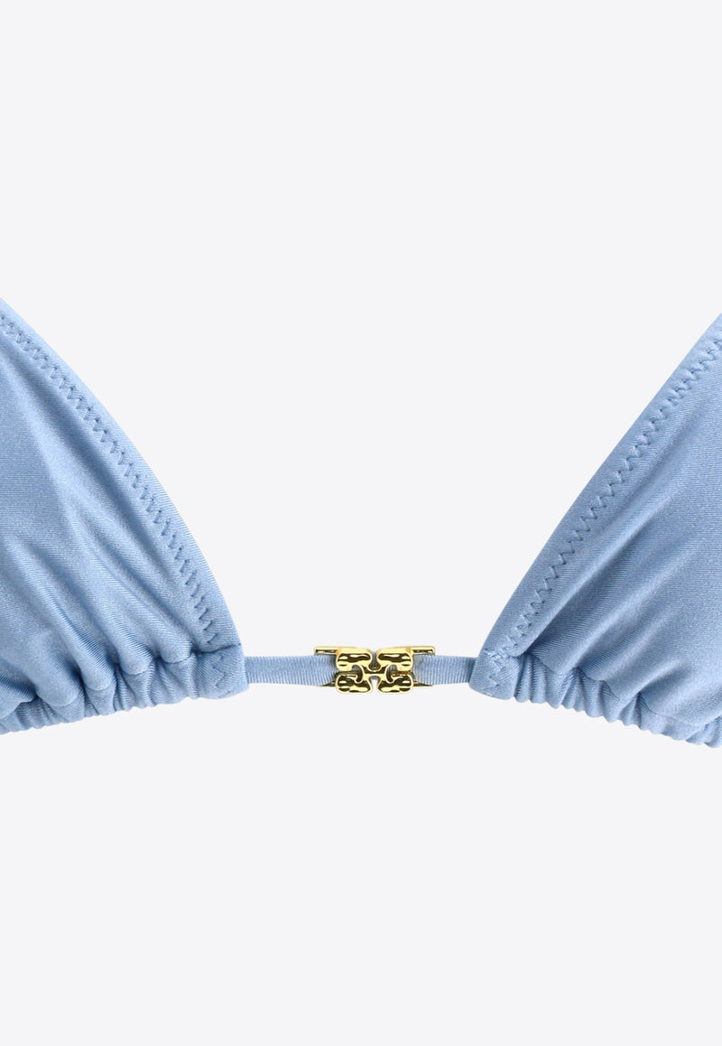 GANNI String Bikini Top A6048561_68507 Blue