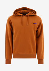A.P.C. Petite VPC Logo Drawstring Hoodie Brown COHBR-H27917TCK_68526