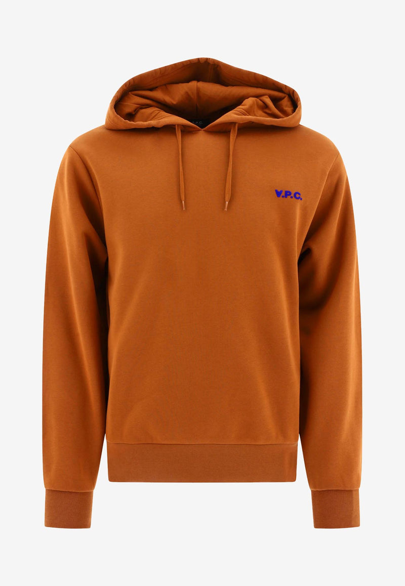 A.P.C. Petite VPC Logo Drawstring Hoodie Brown COHBR-H27917TCK_68526