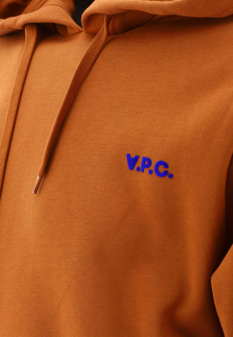 A.P.C. Petite VPC Logo Drawstring Hoodie Brown COHBR-H27917TCK_68526