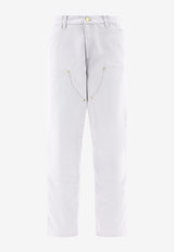 Carhartt Wip Double Knee Straight Pants Gray I03150129J.02.32_68612