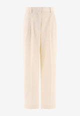 Toteme Ribbed Tailored Pants White 243-WRB0202-FB0191188_68728