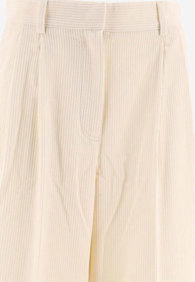 Toteme Ribbed Tailored Pants White 243-WRB0202-FB0191188_68728